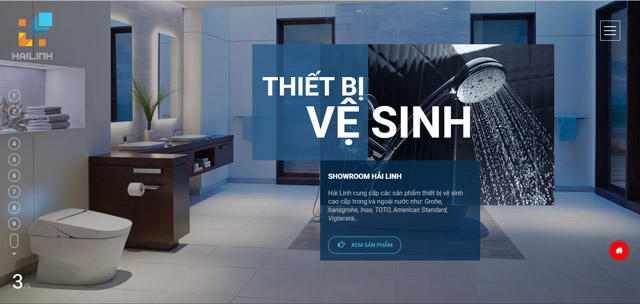 Website thương hiệu Hải Linh