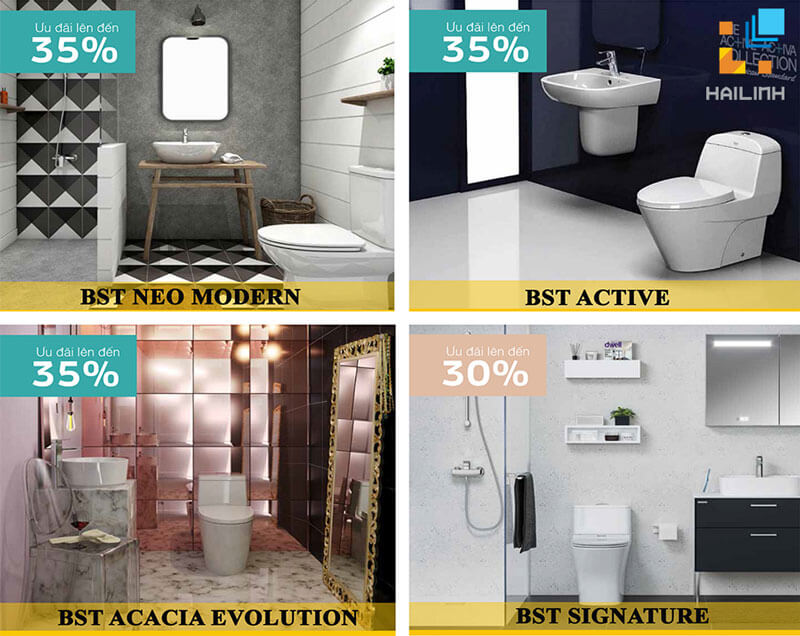 Hè vàng giá sốc - American Standard giảm tới 40%