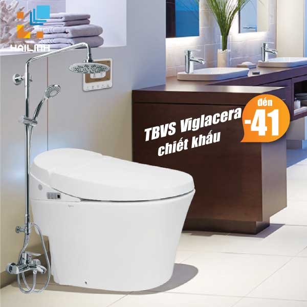 Mua online thiết bị vệ sinh Viglacera với chiết khấu tới 41%
