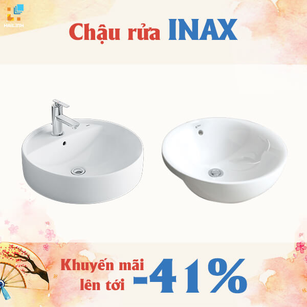 Chậu rửa Inax giảm giá lên tới 41%