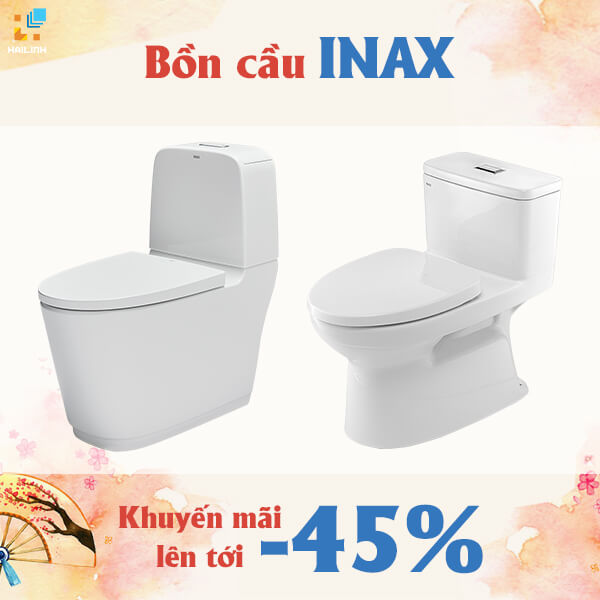 Bồn cầu Inax giảm giá lên tới 45%