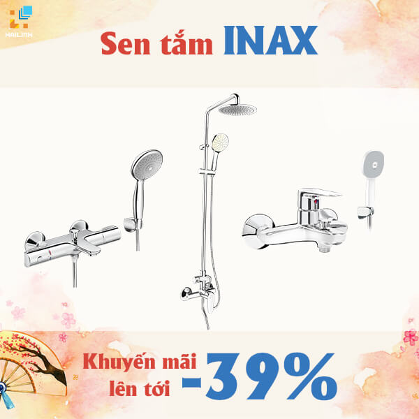 Sen tắm Inax giảm giá lên tới 39%