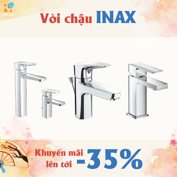 Vòi chậu Inax giảm giá lên tới 35%