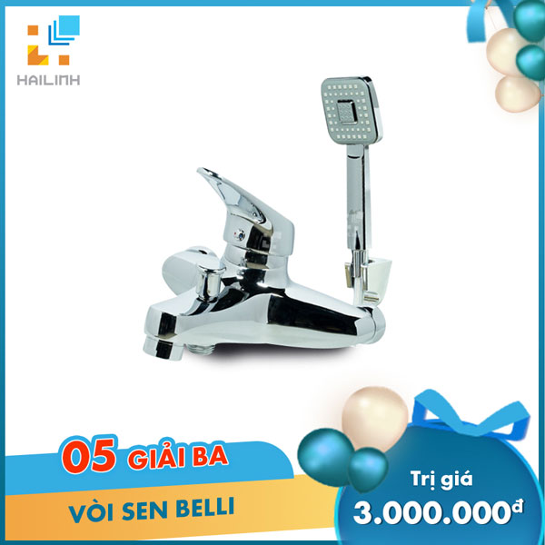 5 giải ba - Vòi sen Belli