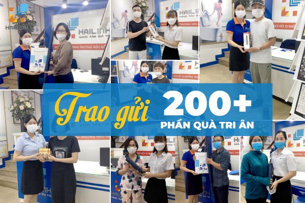 Hơn 200 phần quà đã trao tặng tới tận tay khách hàng chỉ trong 10 ngày