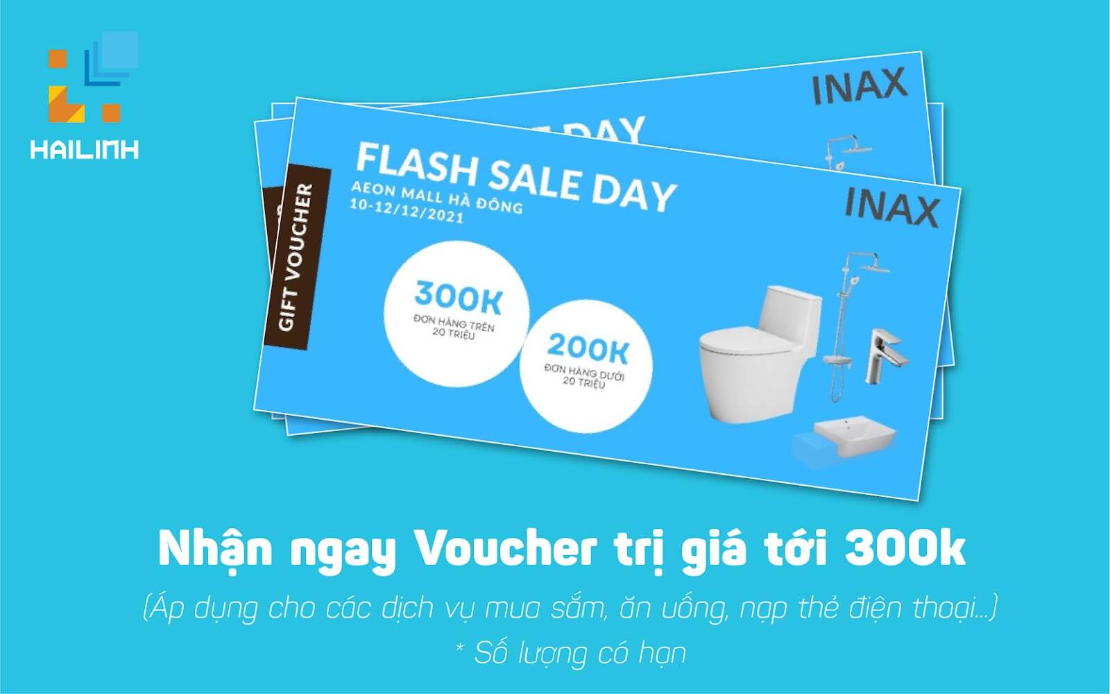 Cùng hàng loạt voucher mua sắm đang chờ đón bạn tại Hải Linh