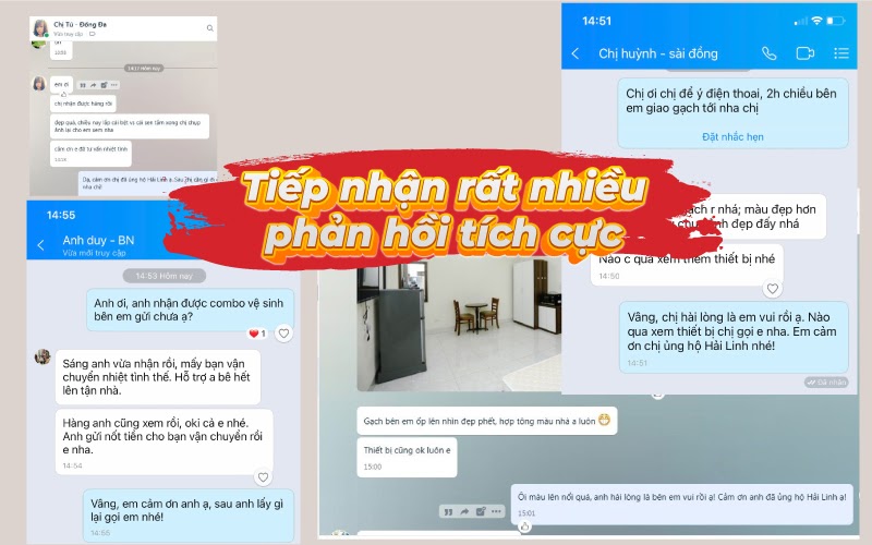 Hải Linh đón nhận những phản hồi rất tích cực từ phía khách hàng